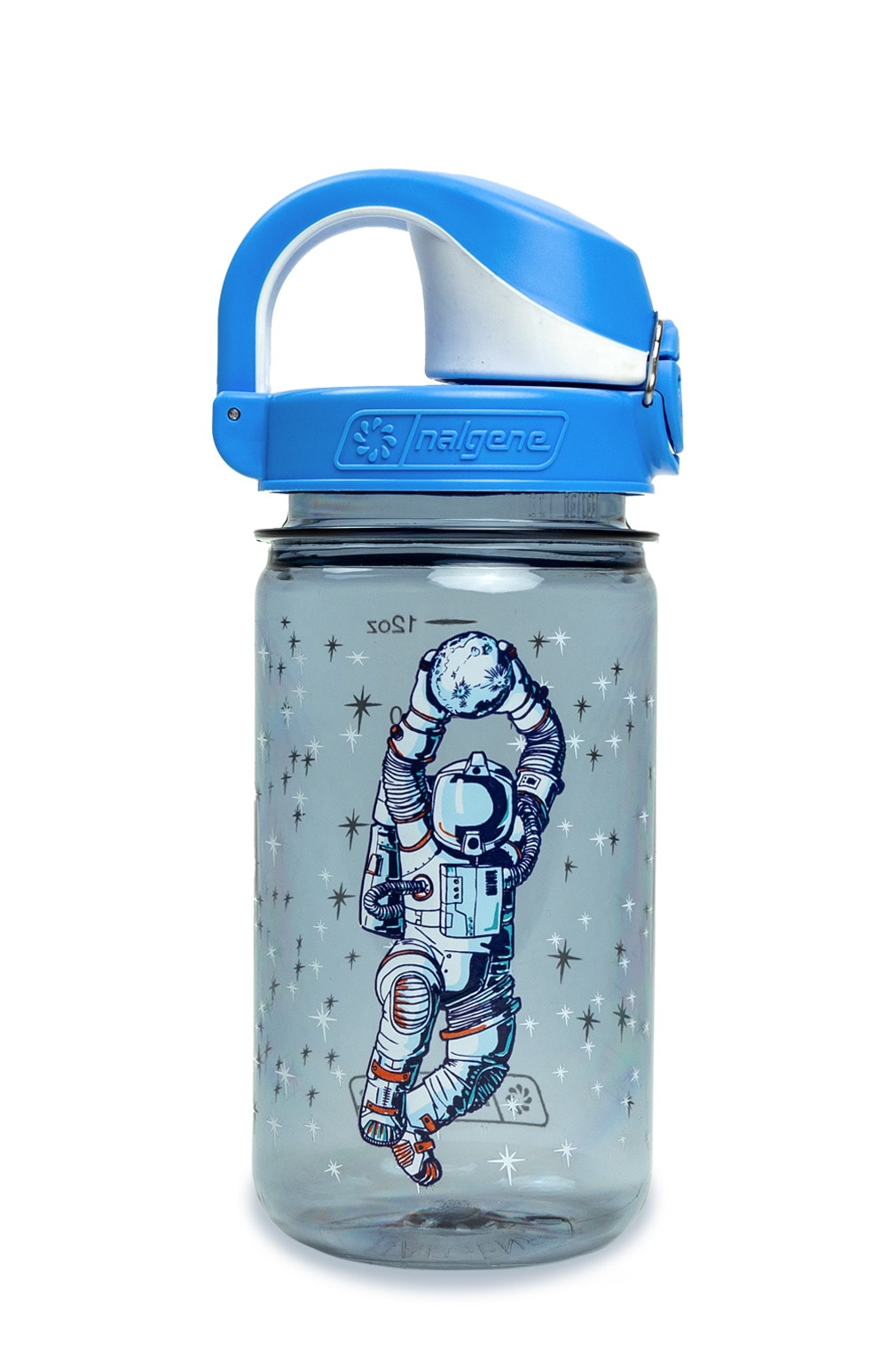 12oz On-The-Fly Kids Lock-Top Bottle with Graphics - Dunking Astronaut