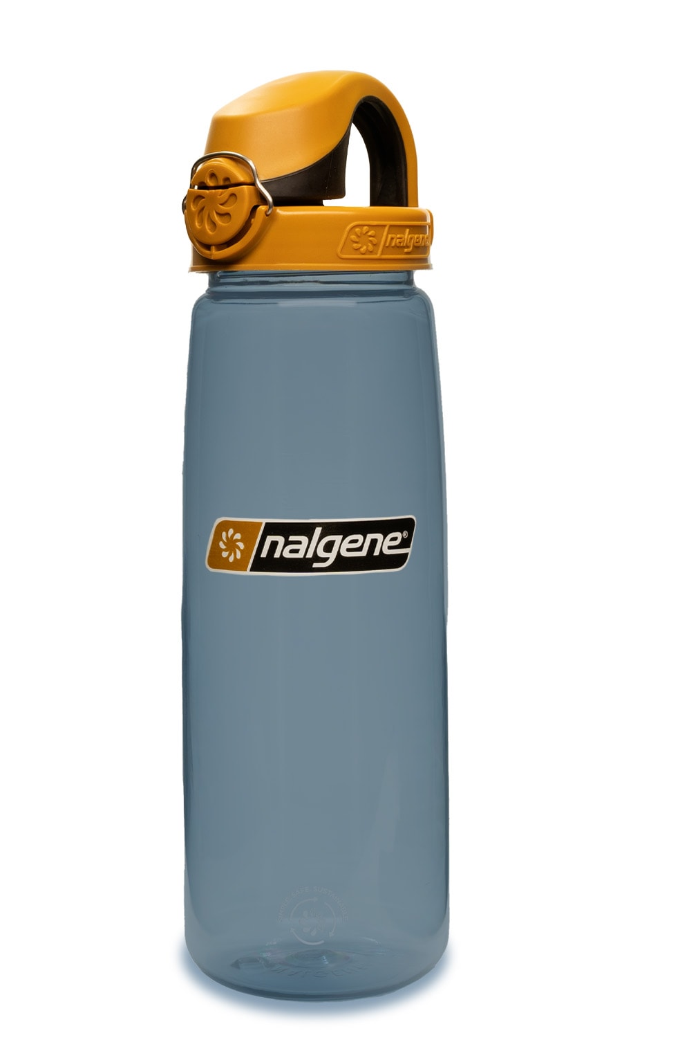 24oz On-The-Fly Lock-Top Bottle - Rhino with Brown and Black Cap