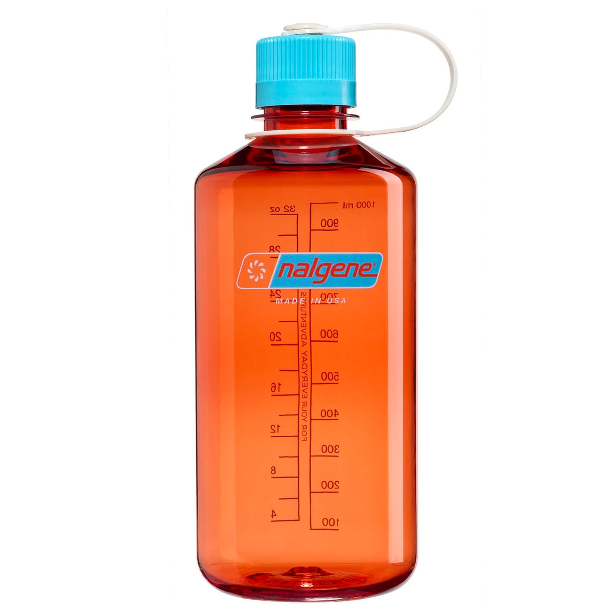 32oz Narrow Mouth Thrill & Motion - Flame with Blue Atoll