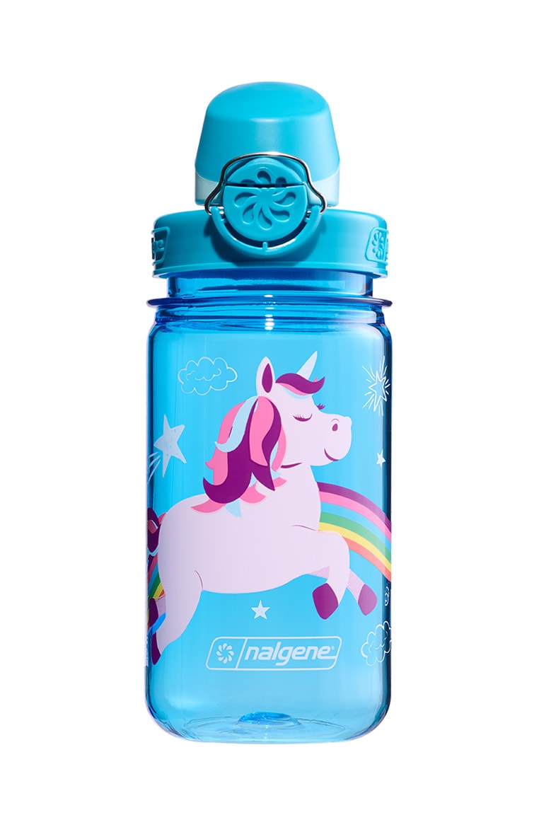 12oz On-The-Fly Kids Lock-Top Bottle with Graphics - Fantastical Unicorn