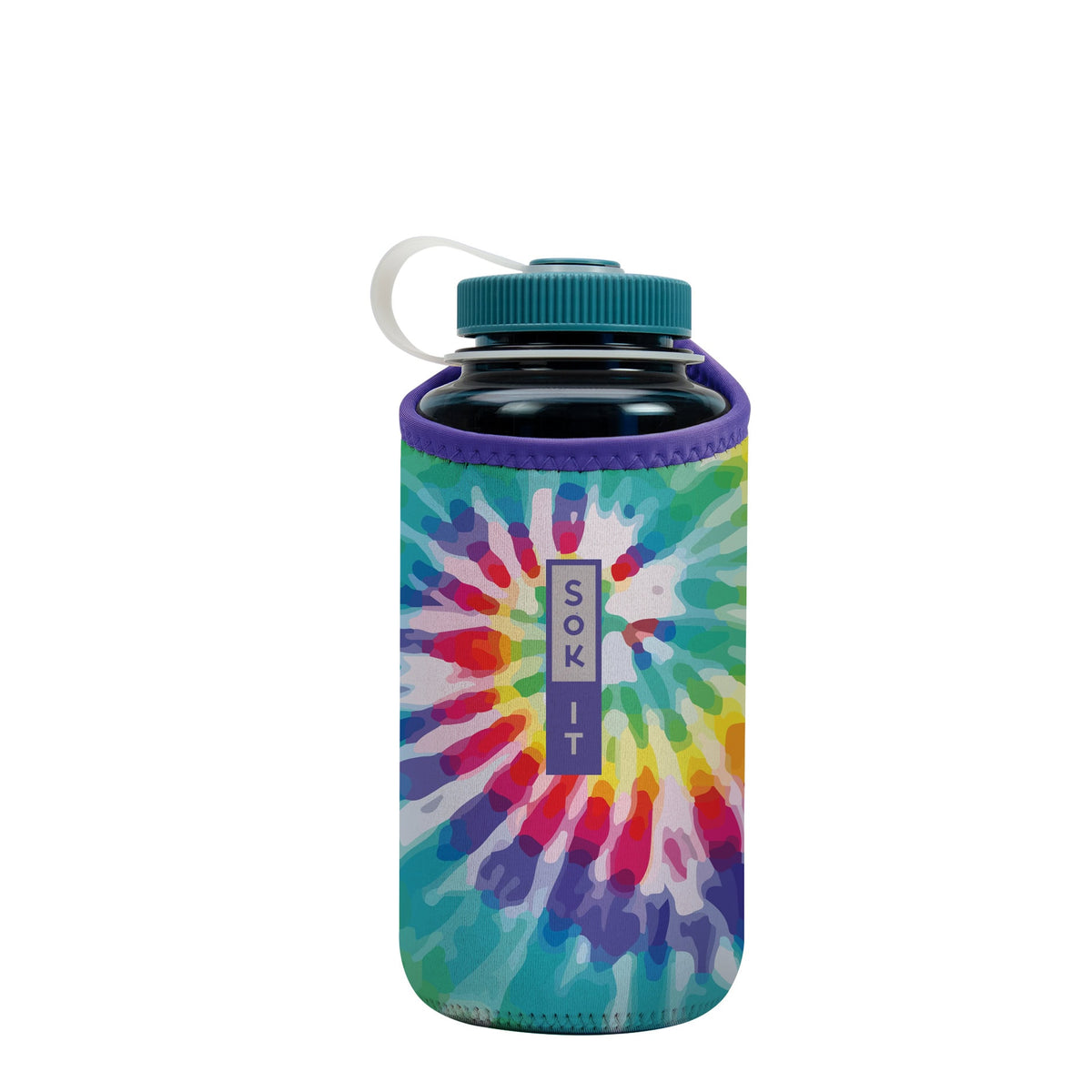 Sok-It 32oz Bottle Sleeves - Rainbow Tie-Dye